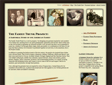 Tablet Screenshot of familytrunkproject.com